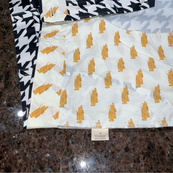 Loudmouth Golf Men’s Sz 38 Golf Shorts “Oakmont” Houndstooth Discontinued - Rare - Picture 10 of 10
